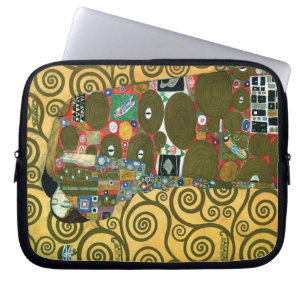 Fulfilment aka The Embrace by Gustav Klimt Laptop Sleeve