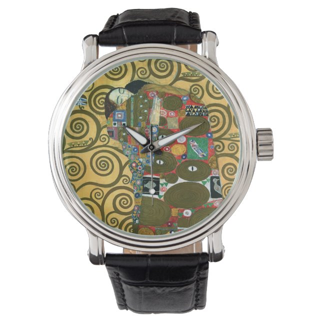 Fulfilment aka The Embrace by Gustav Klimt Watch (Front)