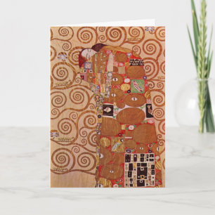 Fulfilment by Gustav Klimt, Vintage Art Nouveau Card