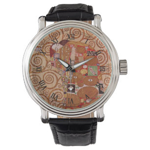 Fulfilment by Gustav Klimt, Vintage Art Nouveau Watch
