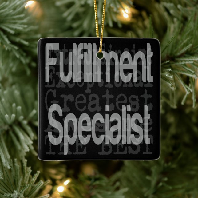 Fulfilment Specialist Extraordinaire Ceramic Ornament (Tree)