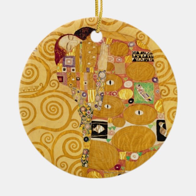 Fulfilment (Stoclet Frieze) c.1905-09 Ceramic Ornament (Front)