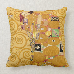 Fulfilment (Stoclet Frieze) c.1905-09 Throw Pillow