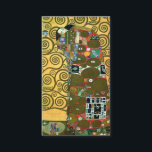 Fulfilment (The Embrace) by Gustav Klimt Wedding Enclosure Card<br><div class="desc">Easy to customize wedding enclosure card. Fulfilment (The Embrace) (1909) by Gustav Klimt is a vintage Victorian Era Symbolism fine art love and romance portrait painting featuring a young couple hugging, about to kiss. About the artist: Gustav Klimt (1862-1918) was an Austrian Symbolist painter and one of the most prominent...</div>