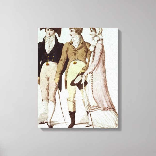 Full and Half Full Dresses for April Canvas Print (Front)