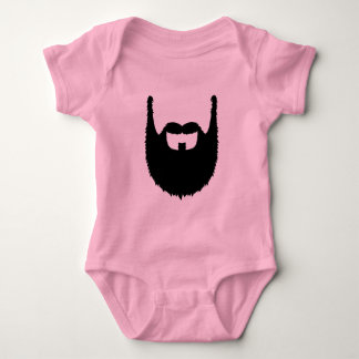 Full beard baby bodysuit
