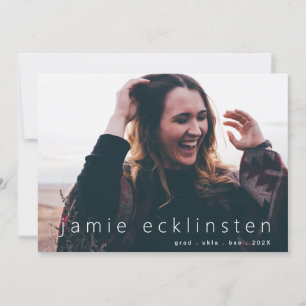 Full Bleed Bold Text Grad Custom Template Photo