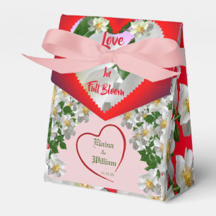 Full Bloom Love Wedding Party Favor Box