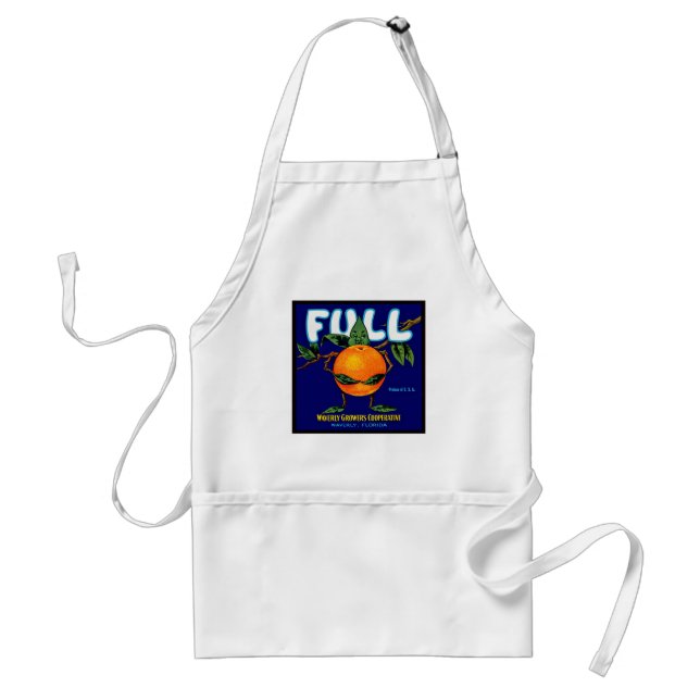Full Brand Oranges Label Standard Apron (Front)