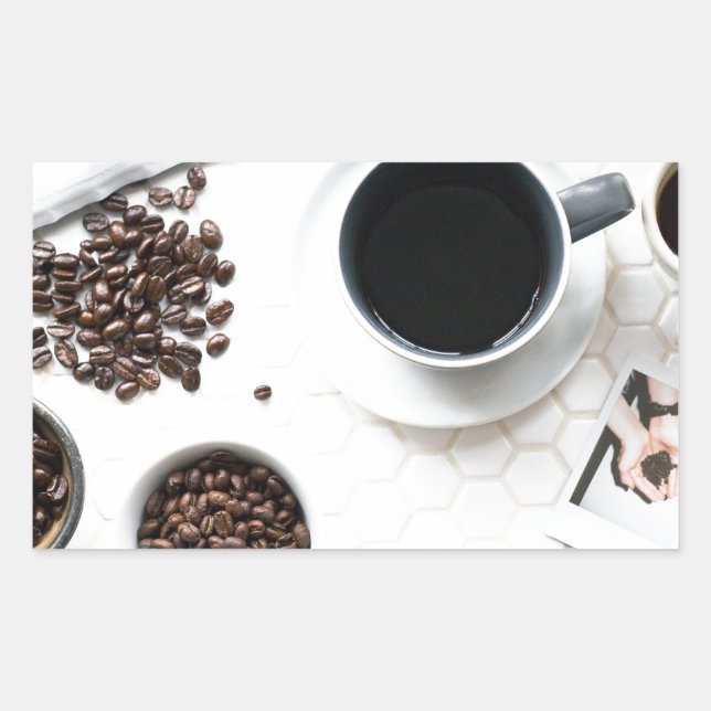 full caff coffee buzz sticker (Front)
