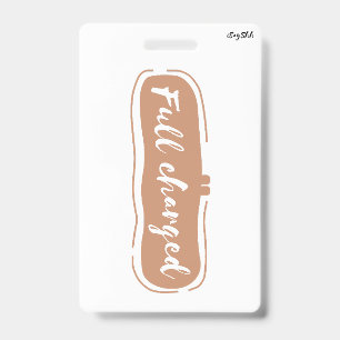 full charged badge