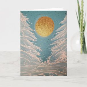 Full Cold Supermoon Card