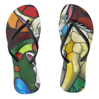 full-color 3D Flip Flops