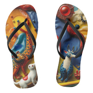 full-color 3D Flip Flops