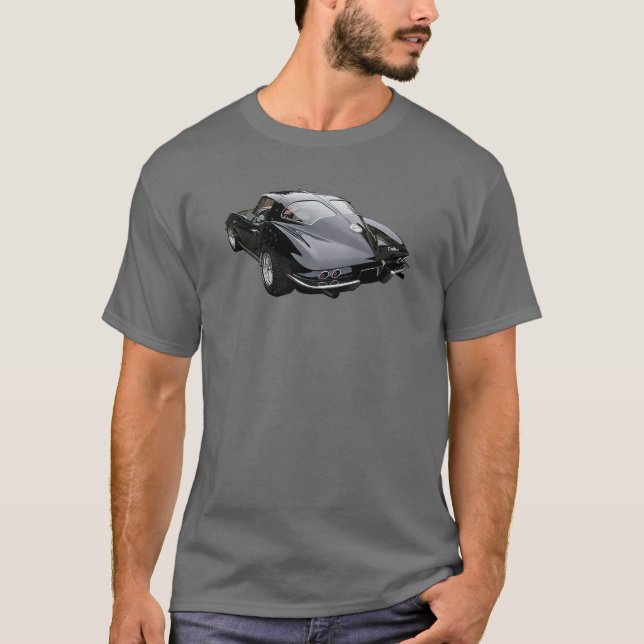 Full colour '63 Corvette Split Window T-Shirt (Front)