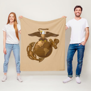 Full-Colour EGA - Bronze Fleece Blanket