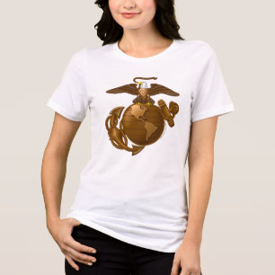 Full-Colour EGA - Bronze Tri-Blend Shirt