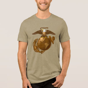 Full-Colour EGA - Bronze Tri-Blend Shirt