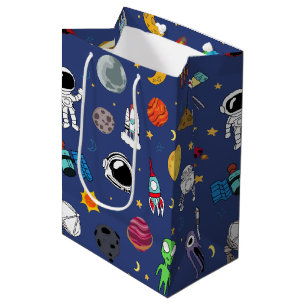 Full Colour Space Invasion  Medium Gift Bag