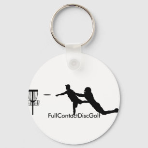 Full Contact Disc Golf Key Chain