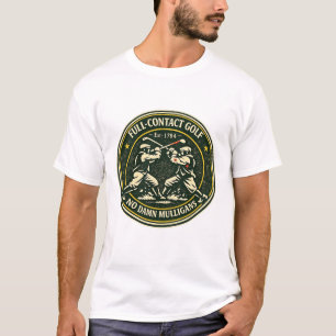 Full Contact Golf League logo T-Shirt