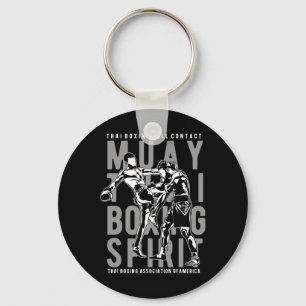 Full Contact Thai Boxing Ociation Of America Muay  Keychain