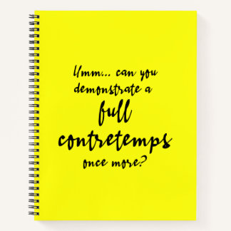 Full Contretemps Meyer Lemon Notebook