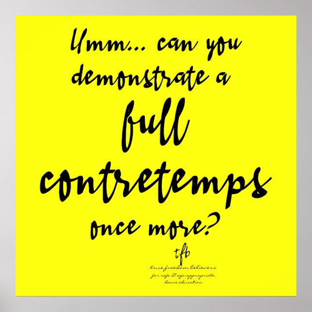 Full Contretemps Meyer Lemon Poster (Front)