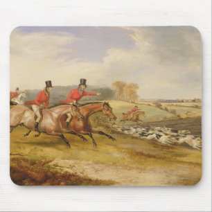 Full Cry, Bachelor's Hall, 1835 (oil on canvas) Mouse Pad