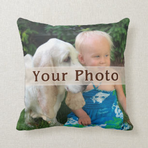 Full Custom Printed Throw Pillows Your 2 PHOTOS