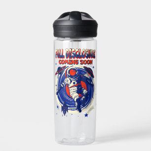 Full Disclosure Coming Soon   Astronaut Floating  Water Bottle