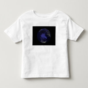 Full Earth at night showing city lights 5 Toddler T-shirt