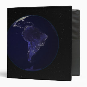 Full Earth at night showing city lights 6 Binder