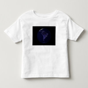 Full Earth at night showing city lights 6 Toddler T-shirt