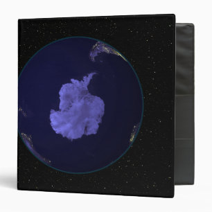 Full Earth at night showing city lights 7 Binder
