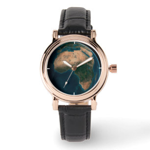 Full Earth From Space Above The African Continent. Watch