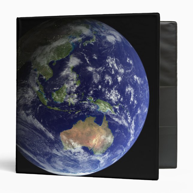 Full Earth from space showing Australia Binder (Front/Inside)