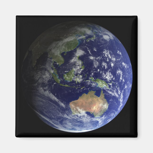 Full Earth from space showing Australia Magnet (Front)