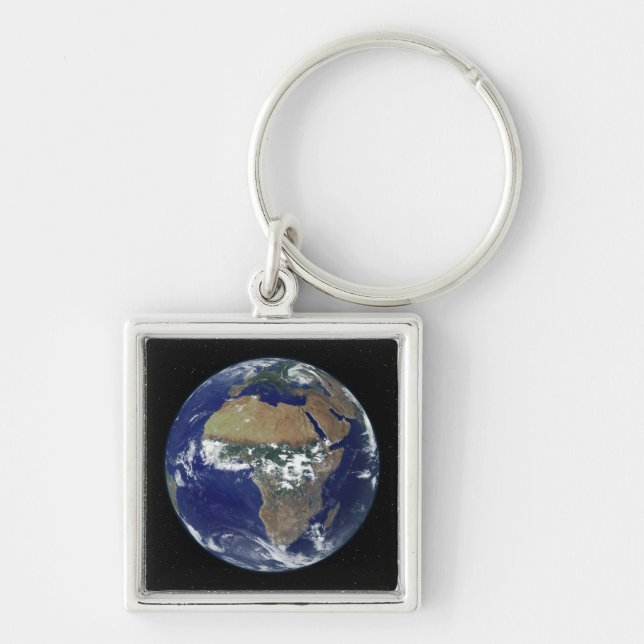Full Earth Showing Africa and Europe Keychain (Front)