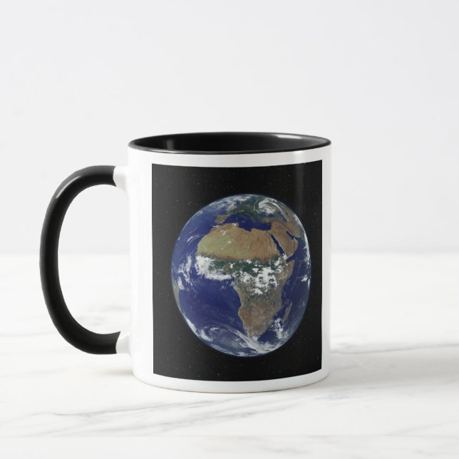 Full Earth Showing Africa and Europe Mug (Left)