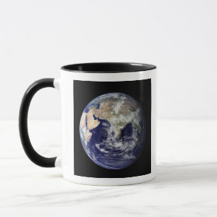 Full Earth showing Europe and Asia Mug