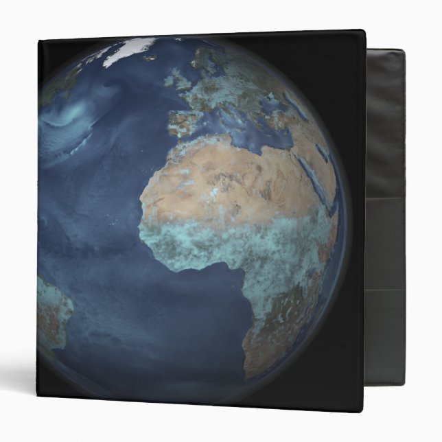 Full Earth showing evaporation Binder (Front/Inside)