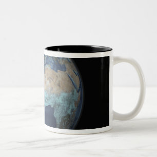 Full Earth showing evaporation Two-Tone Coffee Mug