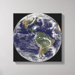 Full Earth showing Hurricane Paloma Canvas Print