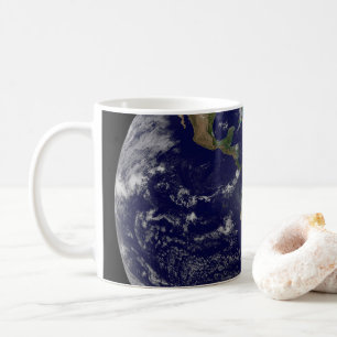 Full Earth Showing Low Pressure Systems. Coffee Mug