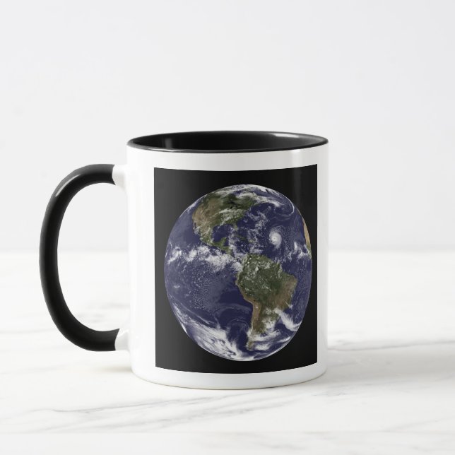 Full Earth showing North America 2 Mug (Left)