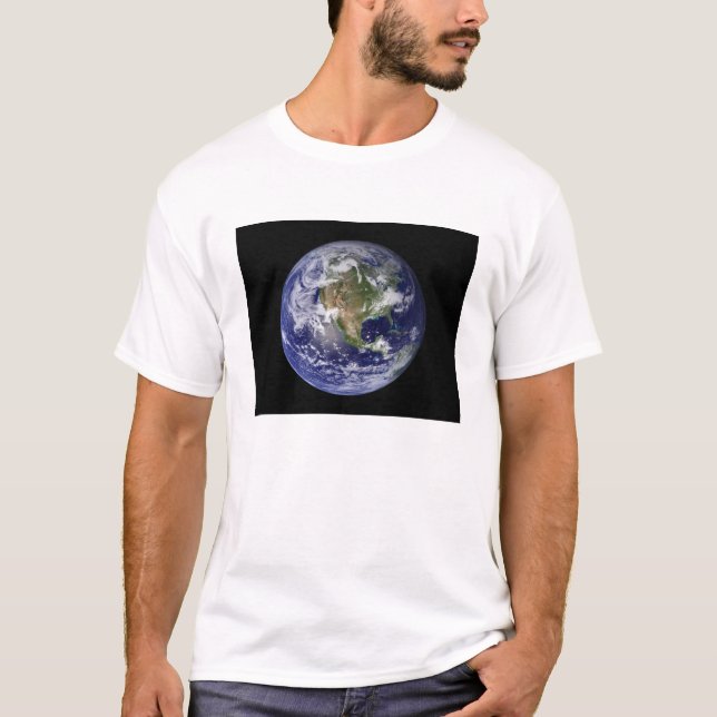 Full Earth showing North America 3 T-Shirt (Front)