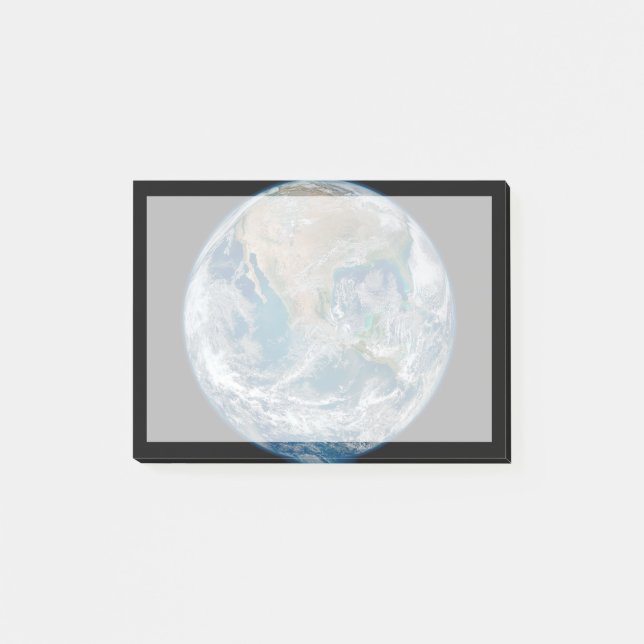 Full Earth Showing North America And Mexico. Post-it Notes (Front)