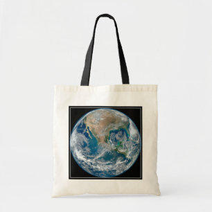 Full Earth Showing North America And Mexico. Tote Bag