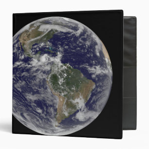 Full Earth showing North America and South Amer 3 Binder